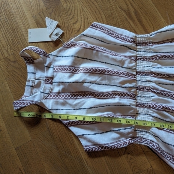 NWT Moon River Medium Halter Strap Striped Dress w/‎ Open Back - Picture 12 of 13